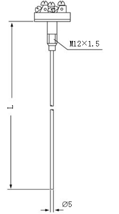 煙道、風(fēng)道熱電偶熱電偶感溫元件